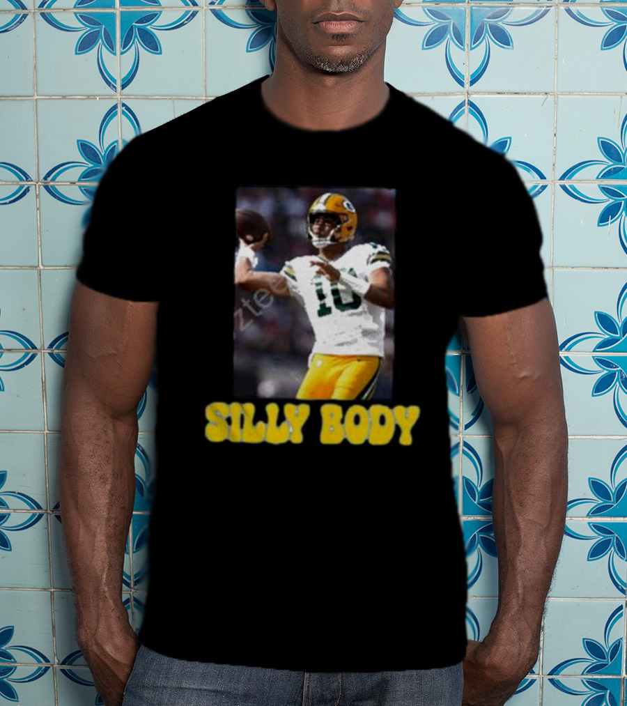 Green Bay Packers Silly Body Jordan Love Football T-Shirt