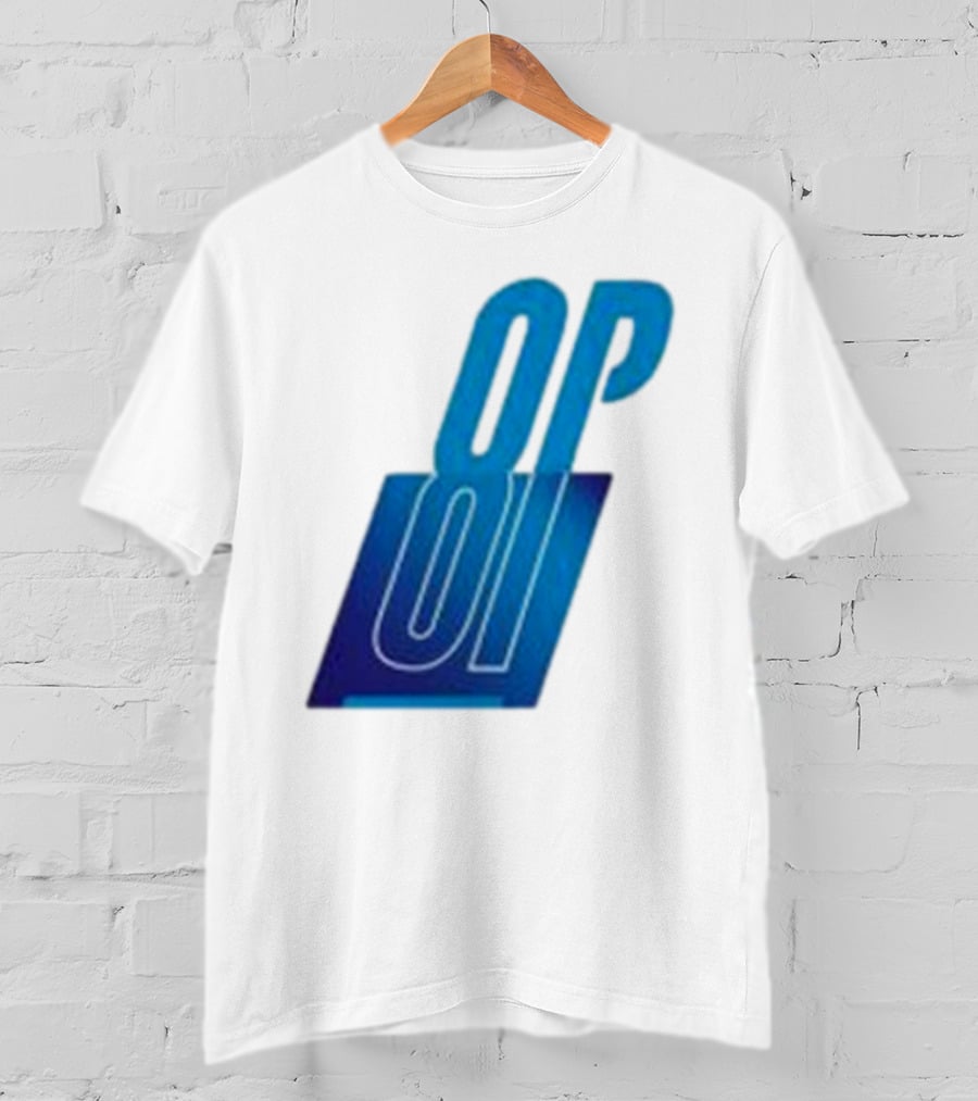 Oscar Piastri OP Blue Logo Motif T-Shirt