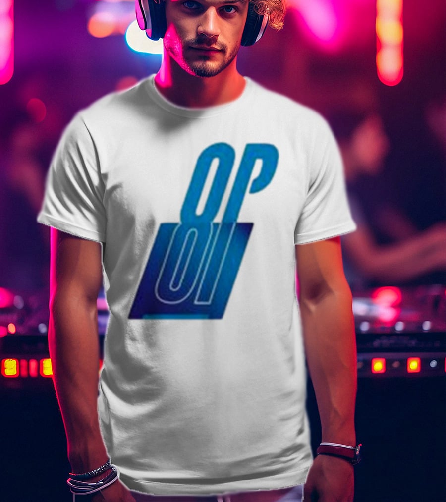 Oscar Piastri OP Blue Logo Motif T-Shirt