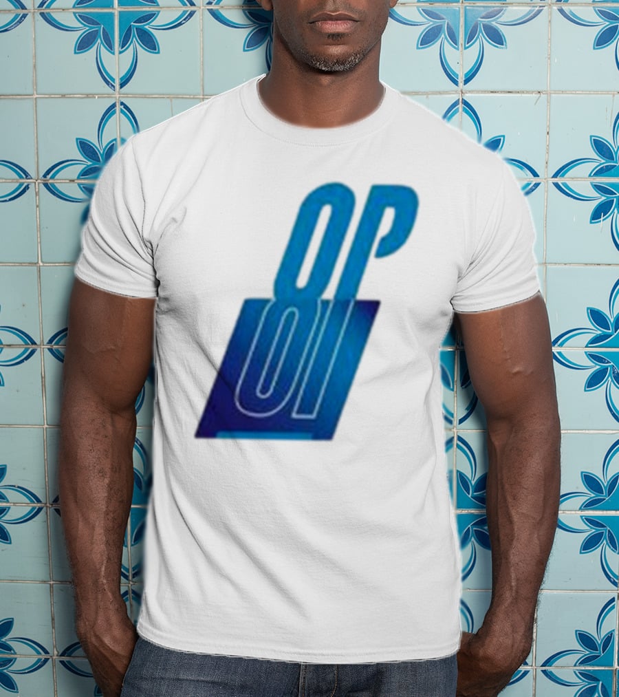 Oscar Piastri OP Blue Logo Motif T-Shirt