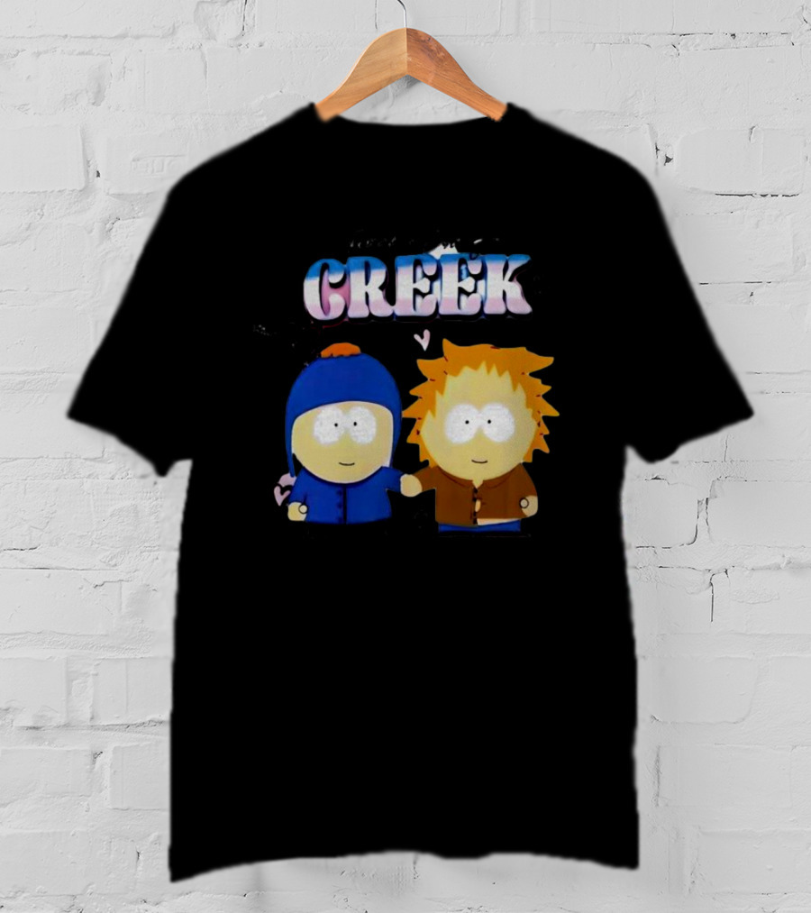 Tweek And Craig Creek Cartoon Hearts T-Shirt