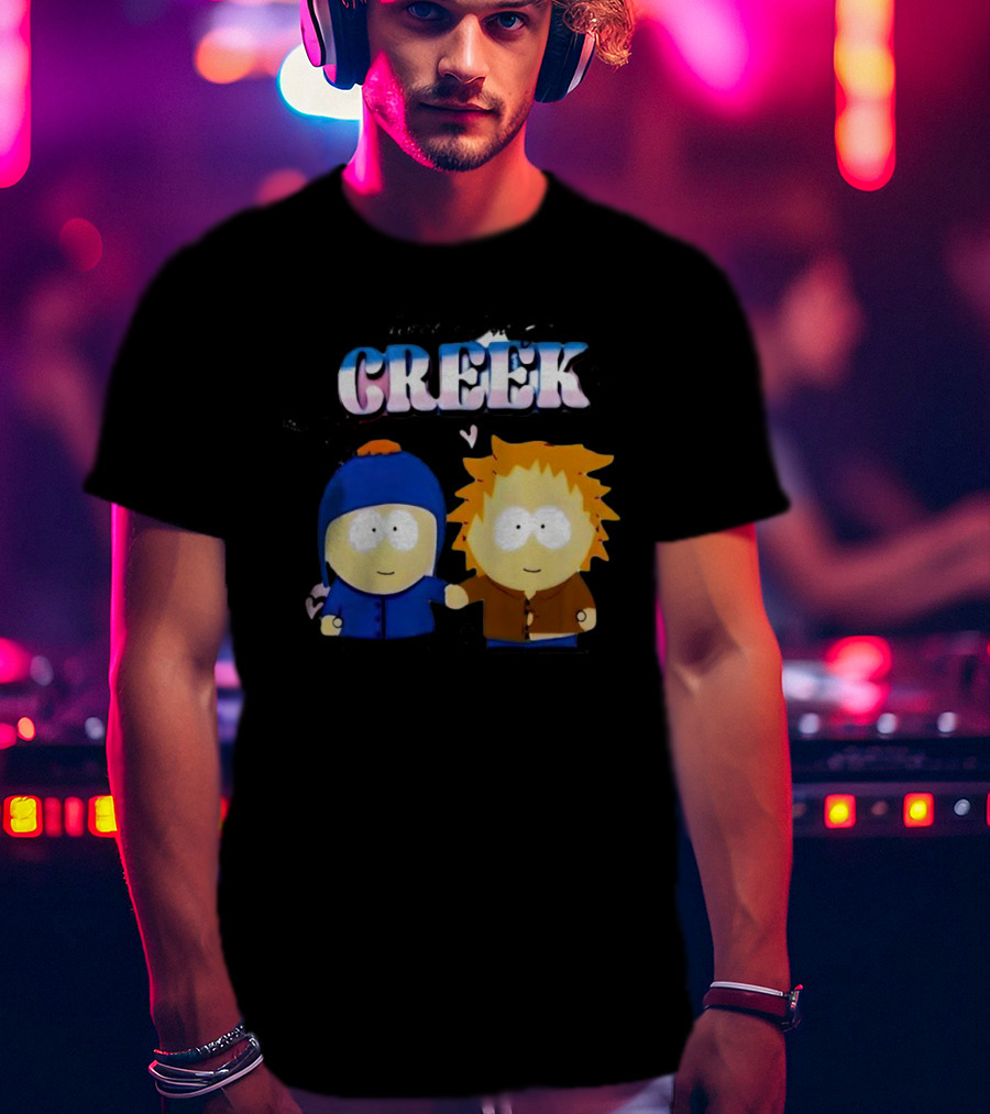 Tweek And Craig Creek Cartoon Hearts T-Shirt