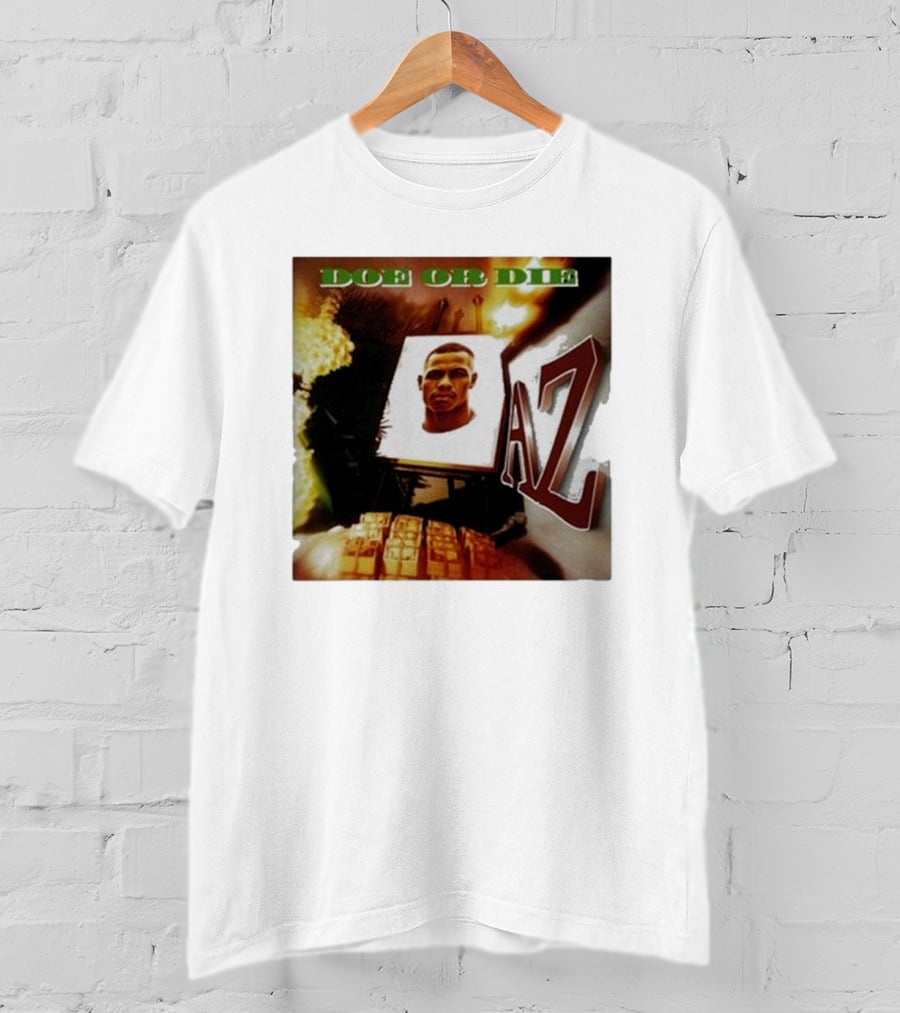 Up North Trips AZ Doe Or Die Album Cover Art 90s Hip Hop Classic T-Shirt