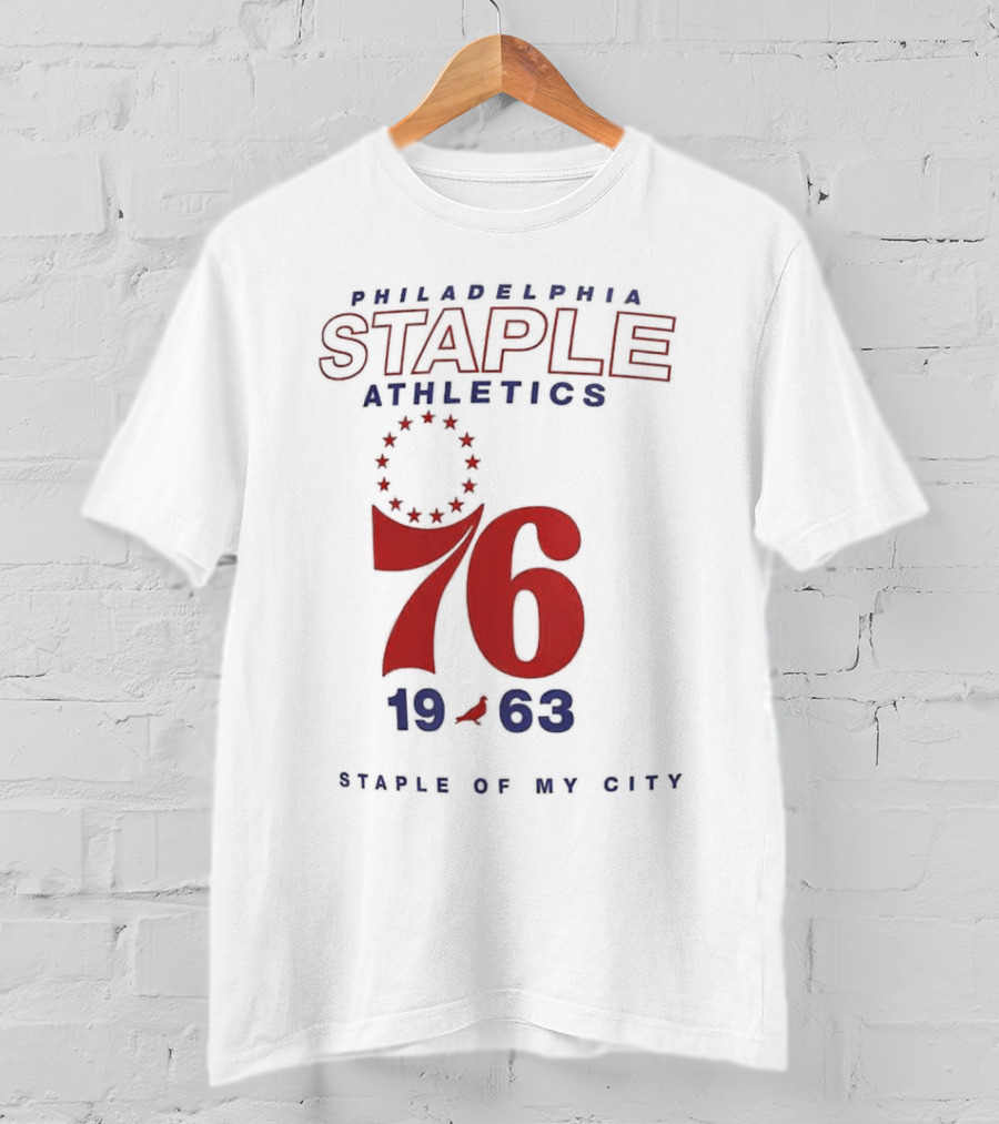 Philadelphia Staple Athletics 76 1963 Staple Of My City T-Shirt