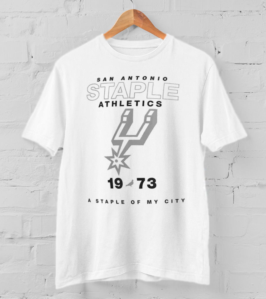 San Antonio Staple Athletics 1973 A Staple Of My City T-Shirt