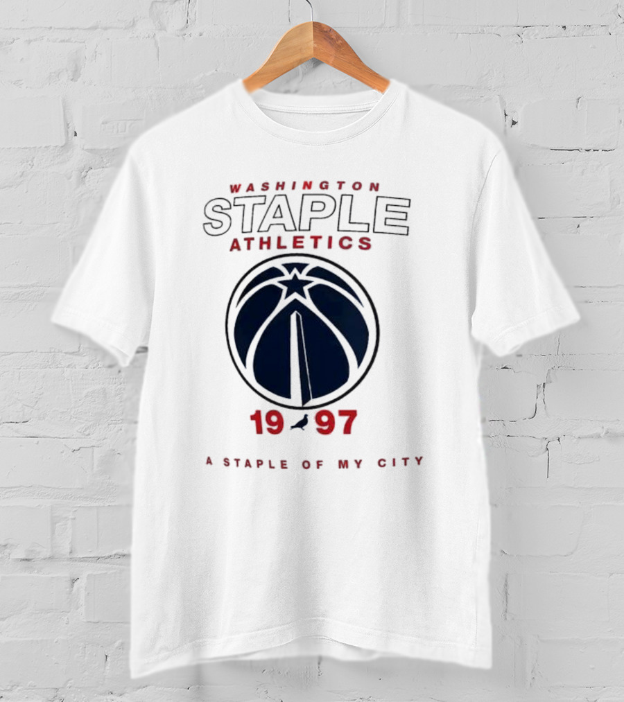Washington Staple Athletics 1997 A Staple Of My City T-Shirt