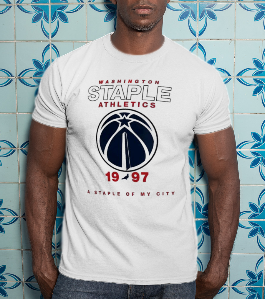 Washington Staple Athletics 1997 A Staple Of My City T-Shirt