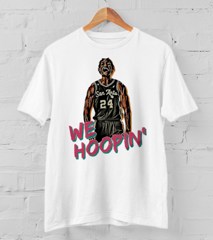 San Anto 24 We Hoopin' Tom Petrini Devo T-Shirt