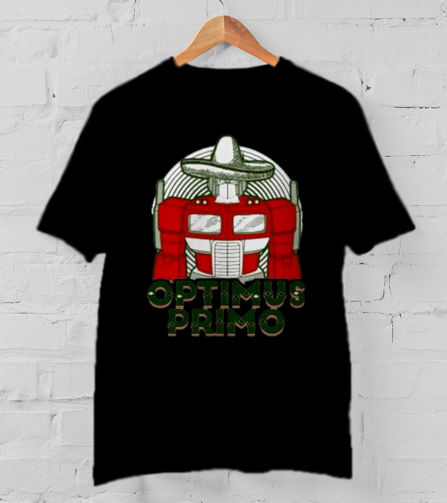 Optimus Primo Sombrero Robot T-Shirt