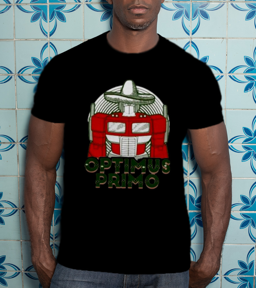 Optimus Primo Sombrero Robot T-Shirt