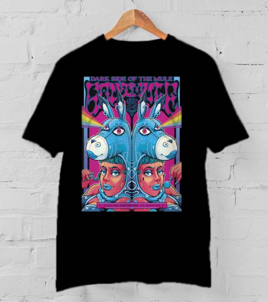 Dark Side Of The Mule St. Augustine Amphitheatre St. Augustine FL T-Shirt