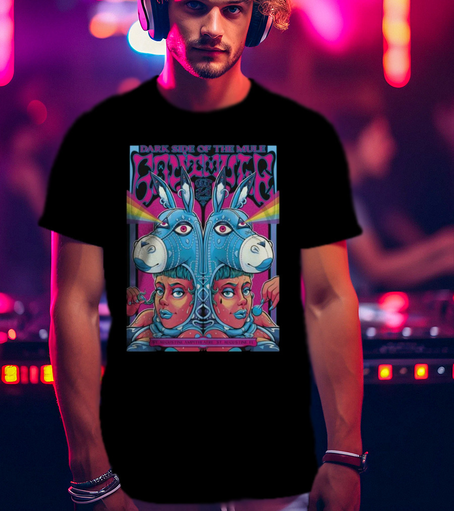 Dark Side Of The Mule St. Augustine Amphitheatre St. Augustine FL T-Shirt
