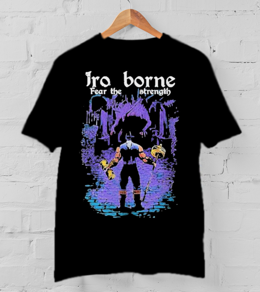 Ironborne Fear The Strength Power Viking Warrior Scene T-Shirt