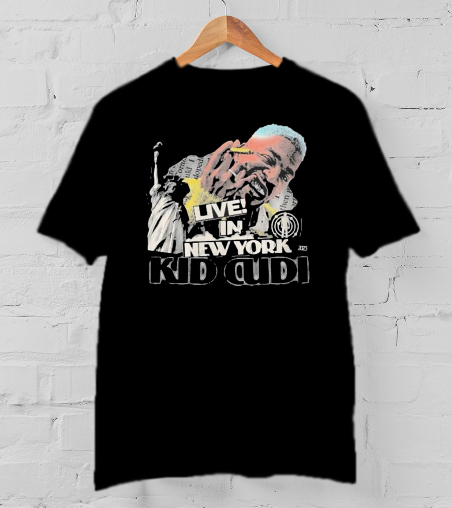 Live In New York Kid Cudi Doron Statue Of Liberty T-Shirt
