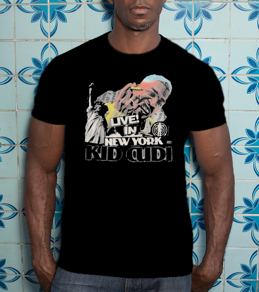 Live In New York Kid Cudi Doron Statue Of Liberty T-Shirt