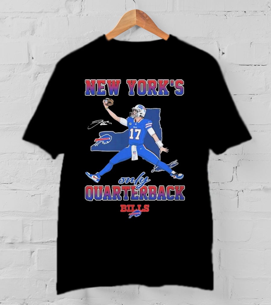 New York's Only Quarterback Buffalo Bills 17 T-Shirt