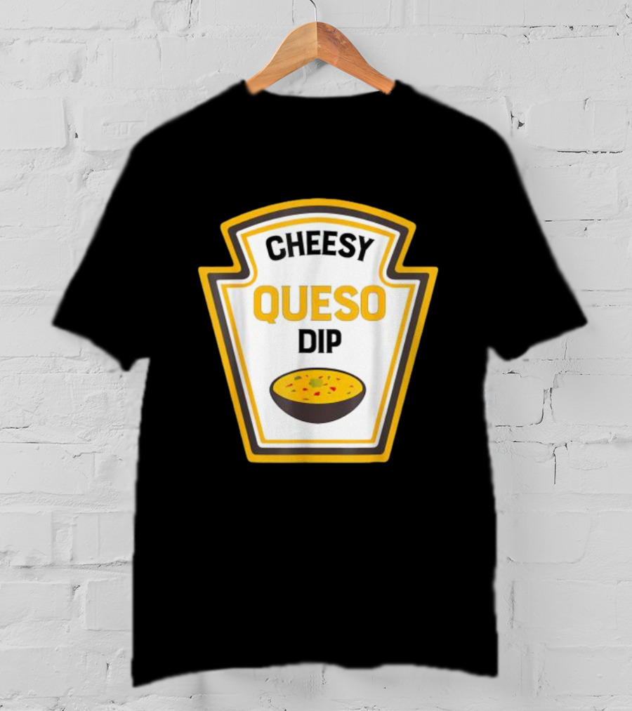 Cheesy Queso Dip Condiments Halloween Costume T-Shirt