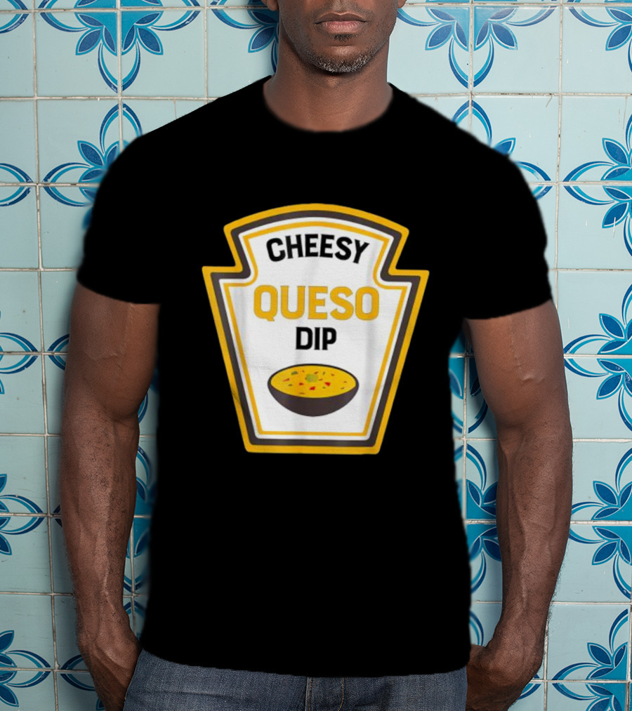 Cheesy Queso Dip Condiments Halloween Costume T-Shirt