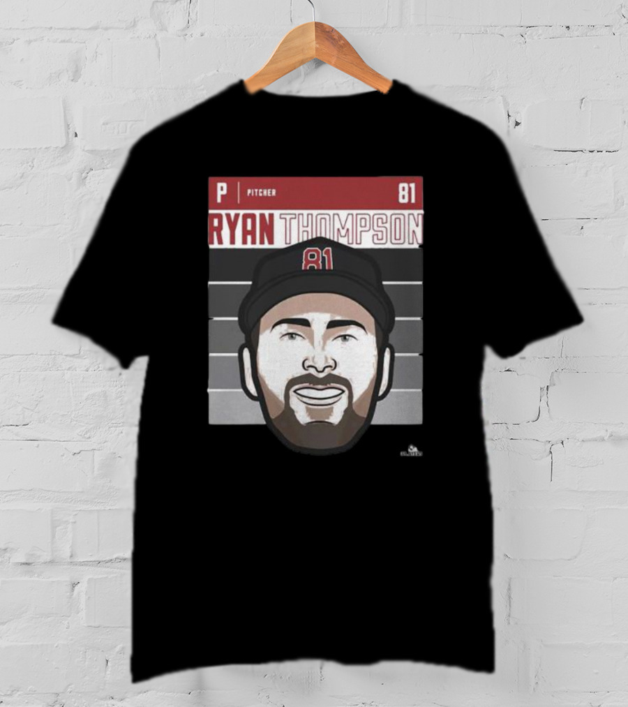 Ryan Thompson Pitcher 81 Arizona Fade T-Shirt