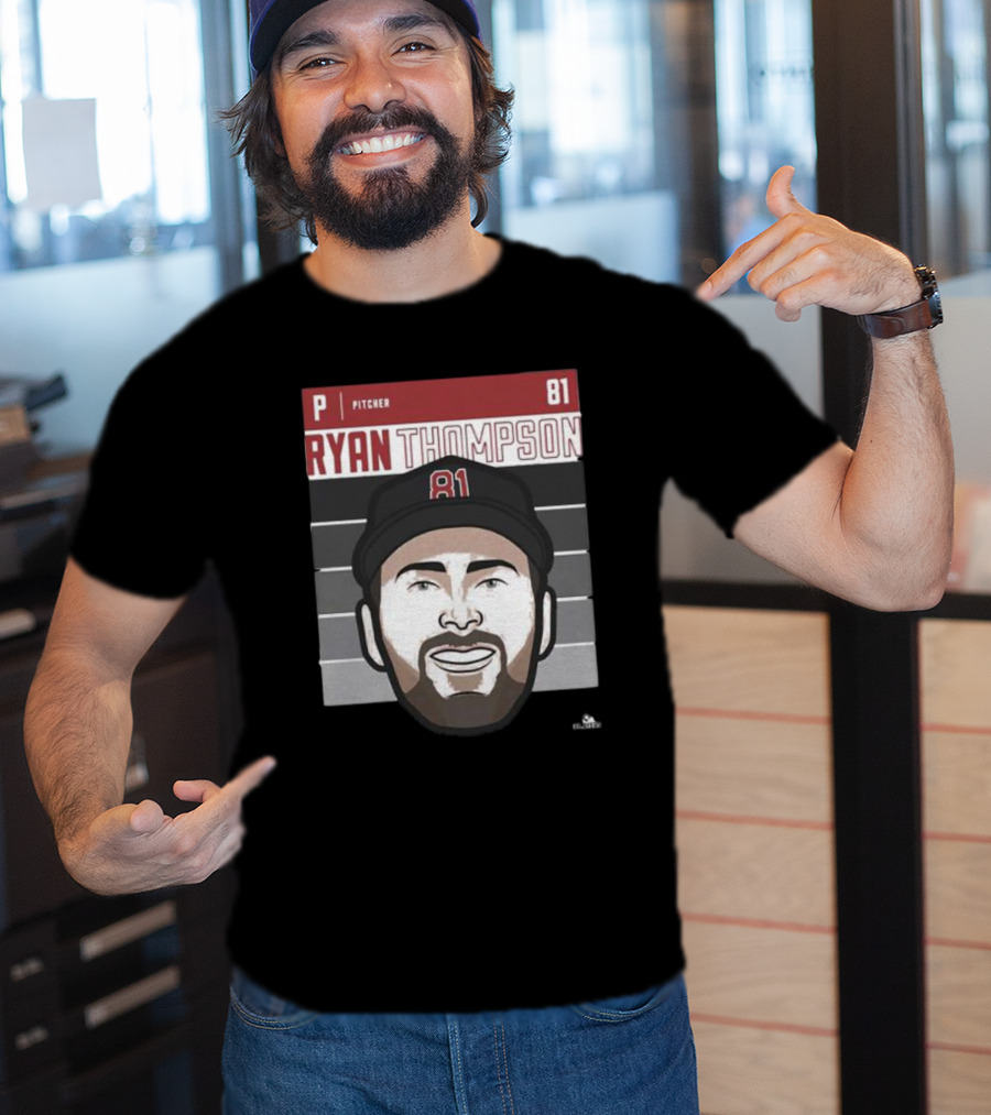 Ryan Thompson Pitcher 81 Arizona Fade T-Shirt