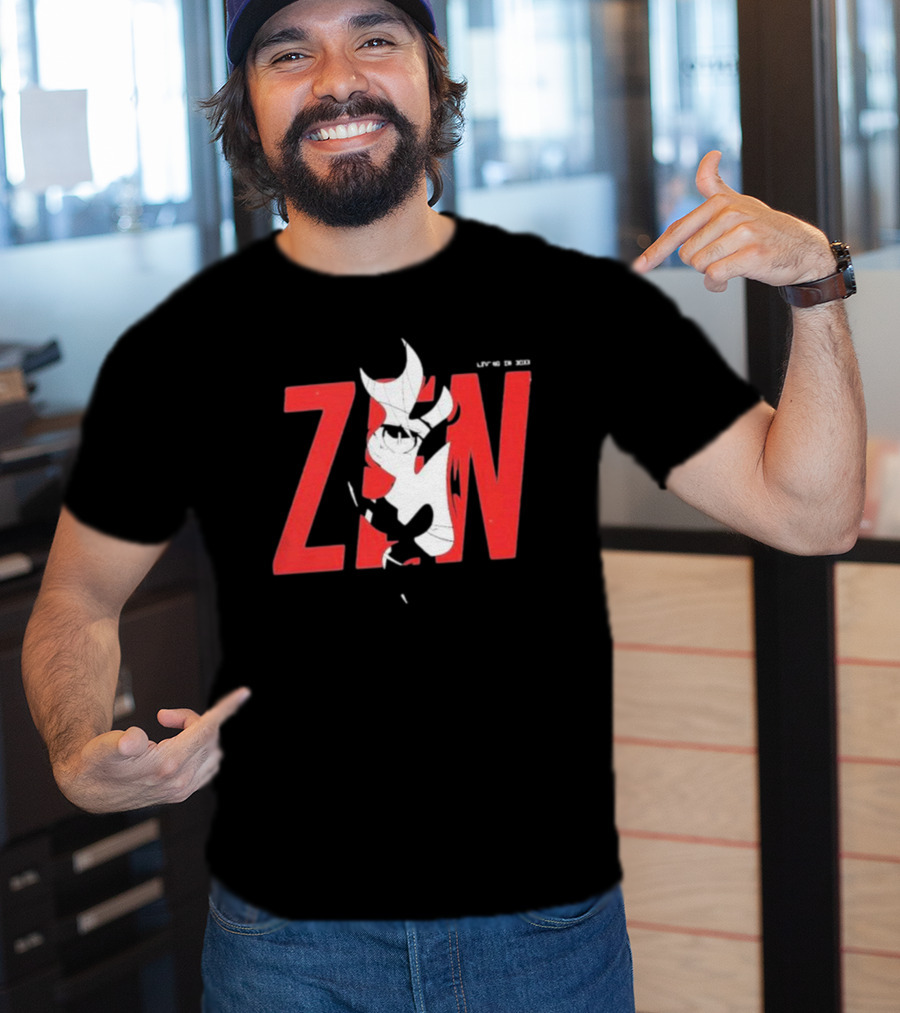 Vshojo Merch Zen Legacy Aesthetics With Zen Character Elements T-Shirt