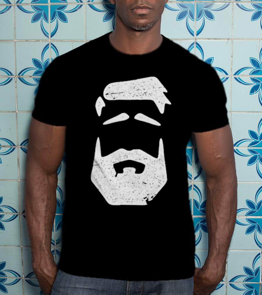 Better Man Beard Textured Face T-Shirt