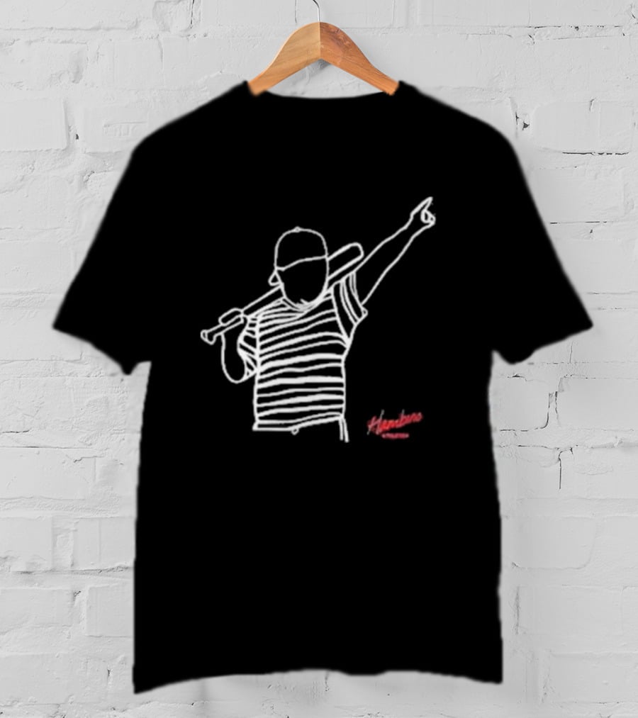 Hambino Athletics Bambino Baseball Outline Iconic Figure T-Shirt