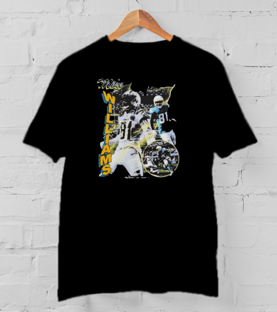Mike Williams 81 Vintage Football Action Retro T-Shirt