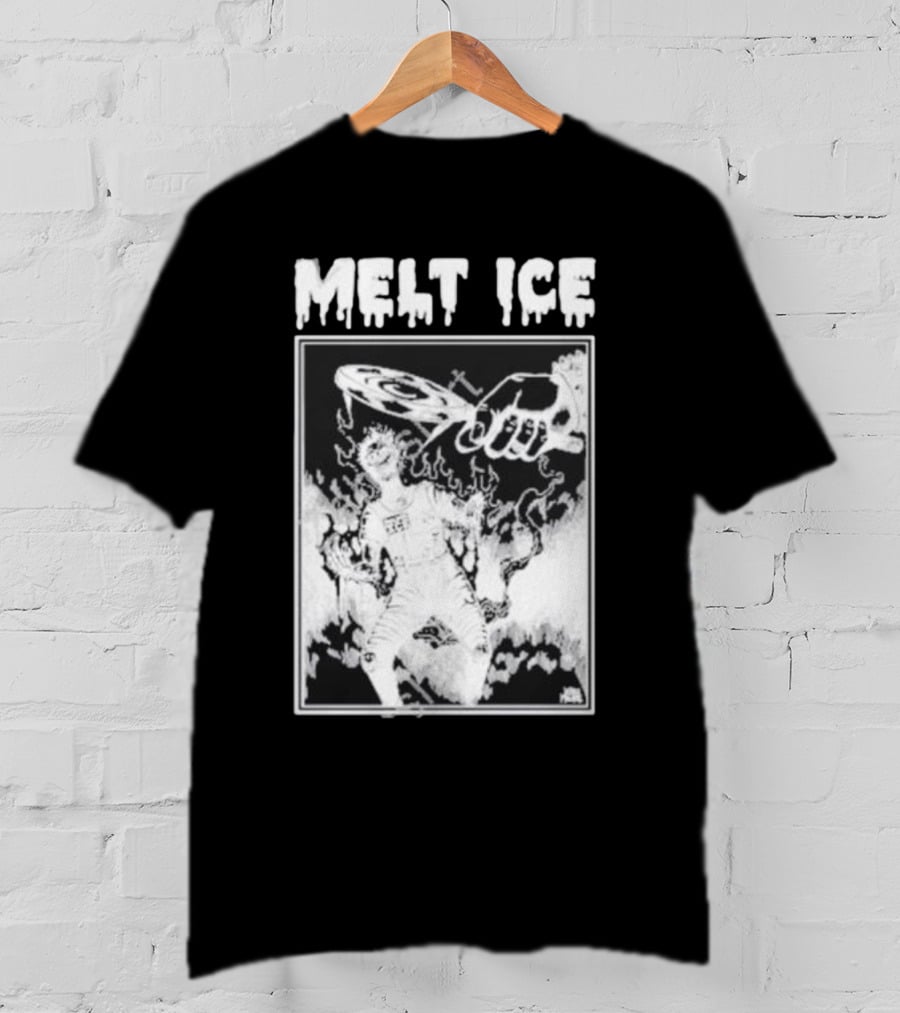 Melt Ice Punkwithacamera Fiery Record Flame T-Shirt