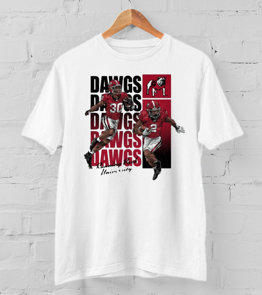 Dawgs Kendall Milton Daijun Edwards RBU Dawgs Football T-Shirt