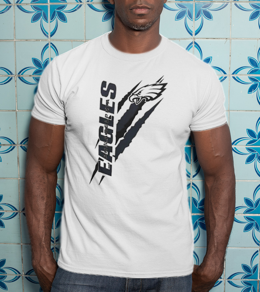 Philadelphia Eagles Claw Mark Logo T-Shirt