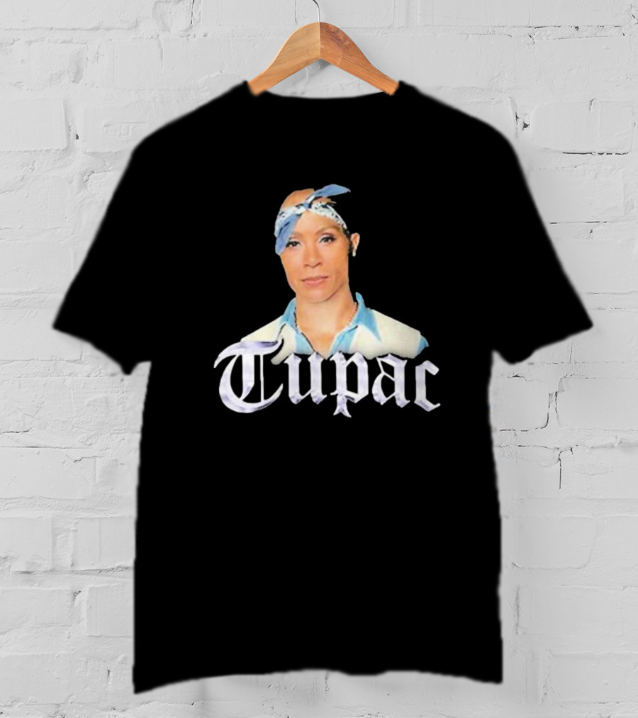 Tupac Blue Bandana Bust T-Shirt
