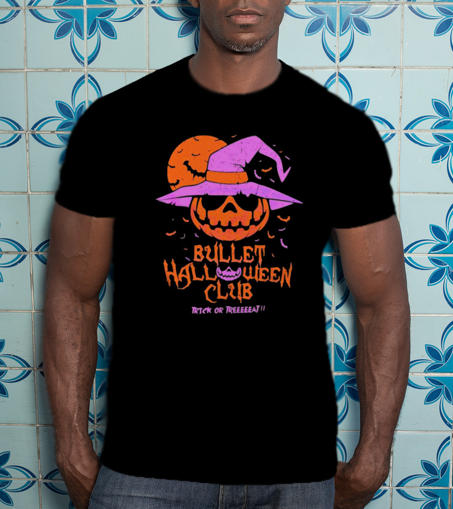 Bullet Halloween Club Trick Or Treeeeat T-Shirt