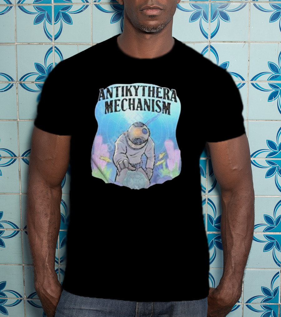 Antikythera Mechanism Diver Exploring Underwater Mystery T-Shirt