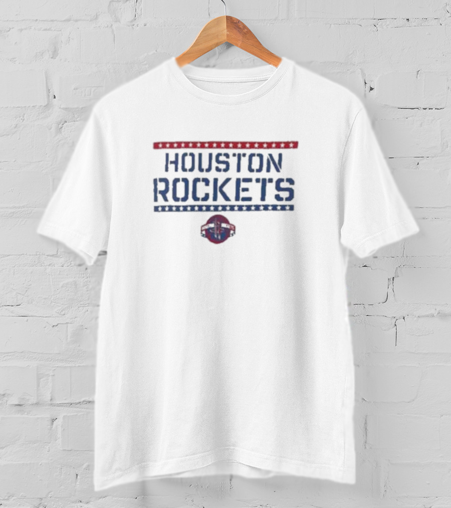 Houston Rockets Hoops For Troops Basketball Event T-Shirt