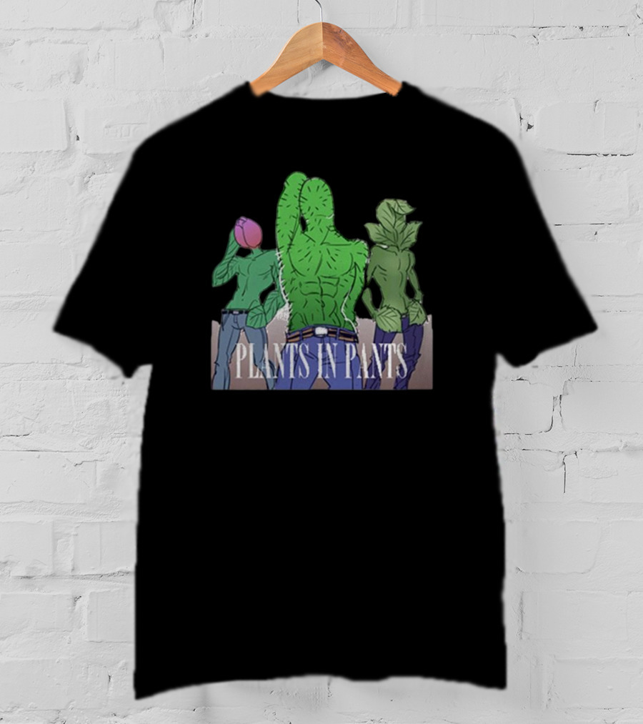 Plants In Pants Green Boyband Trio T-Shirt
