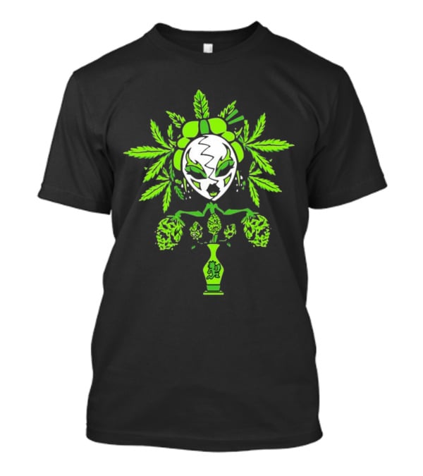 Insane Clown Posse Yum Yum 420 Weed Leaf Mask Hatchetman Juggalos T-Shirt