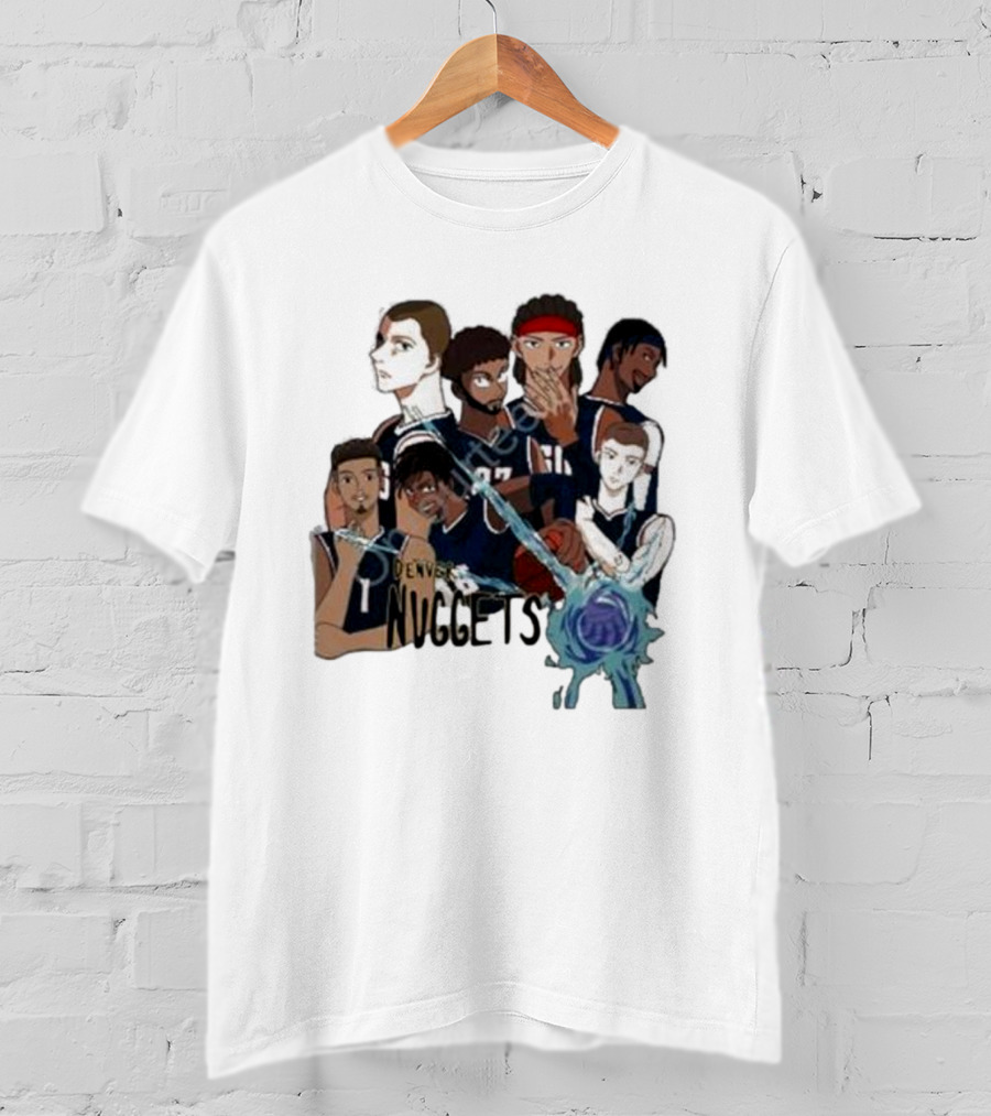 Denver Nuggets Jjk Jujutsu Kaisen Anime Crossover Fan Merch T-Shirt