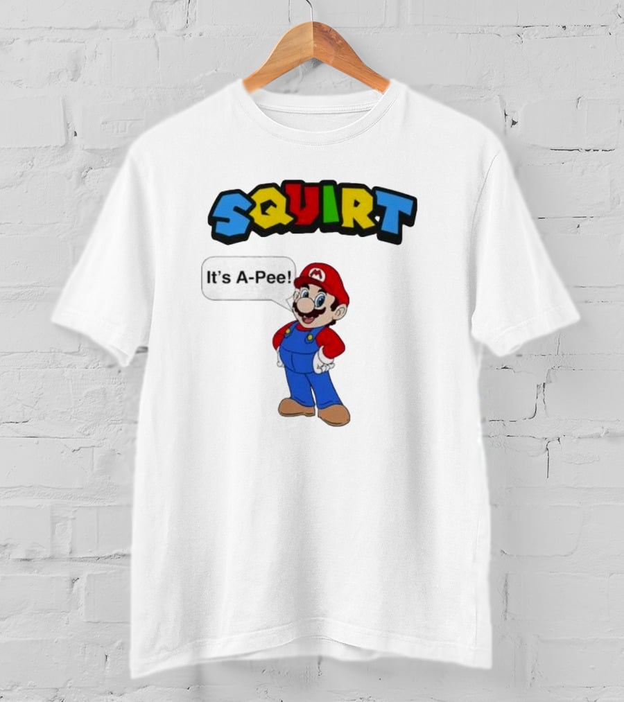 Squirt Mario It's A Pee T-Shirt
