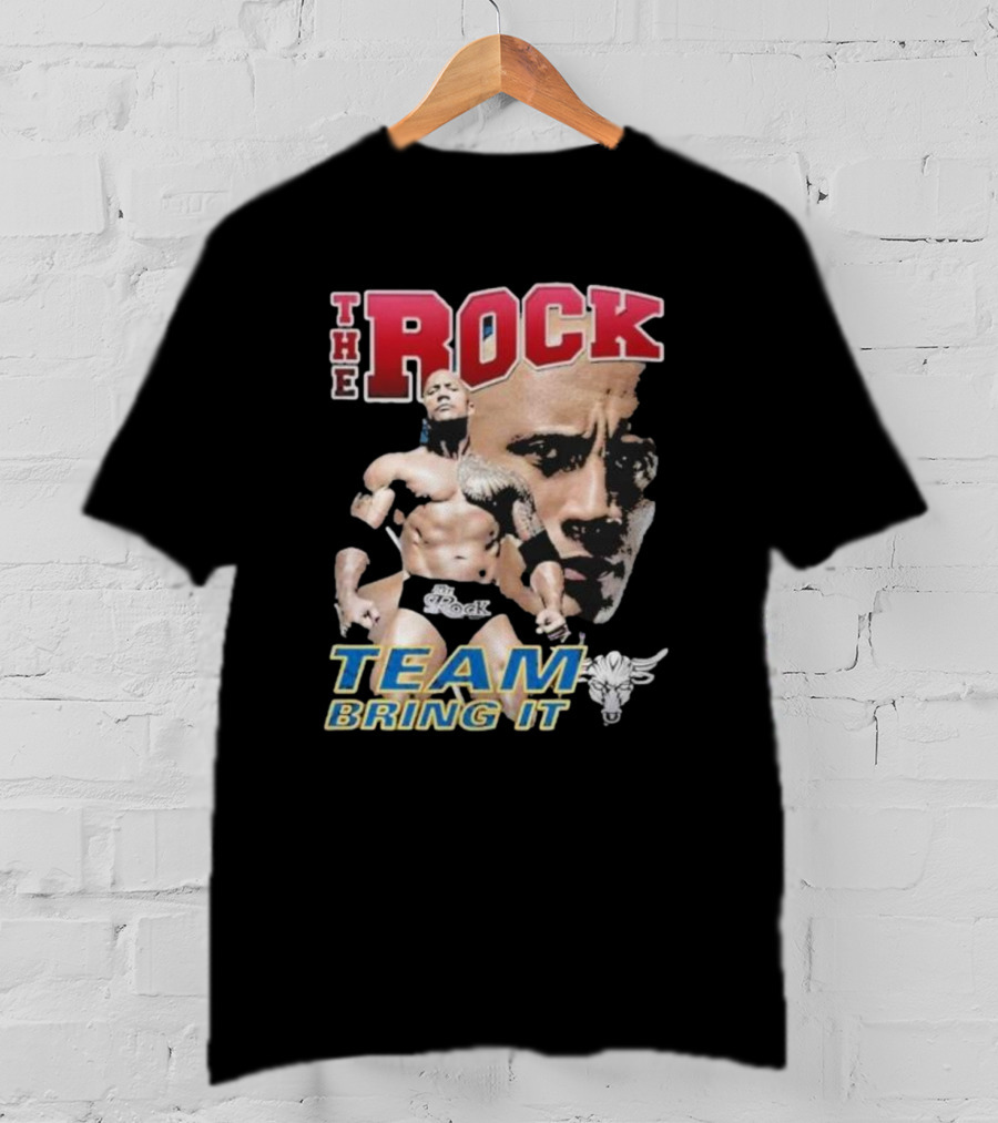 The Rock Team Bring It Bull T-Shirt