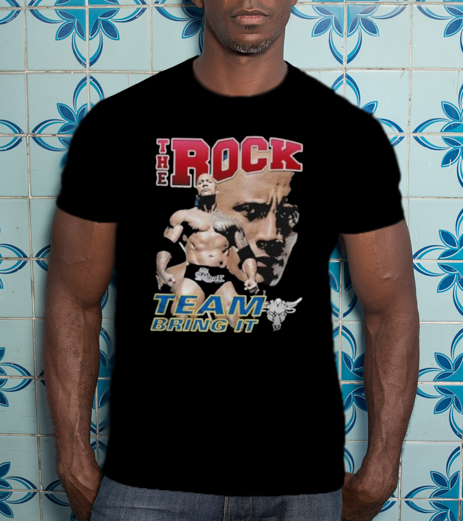 The Rock Team Bring It Bull T-Shirt
