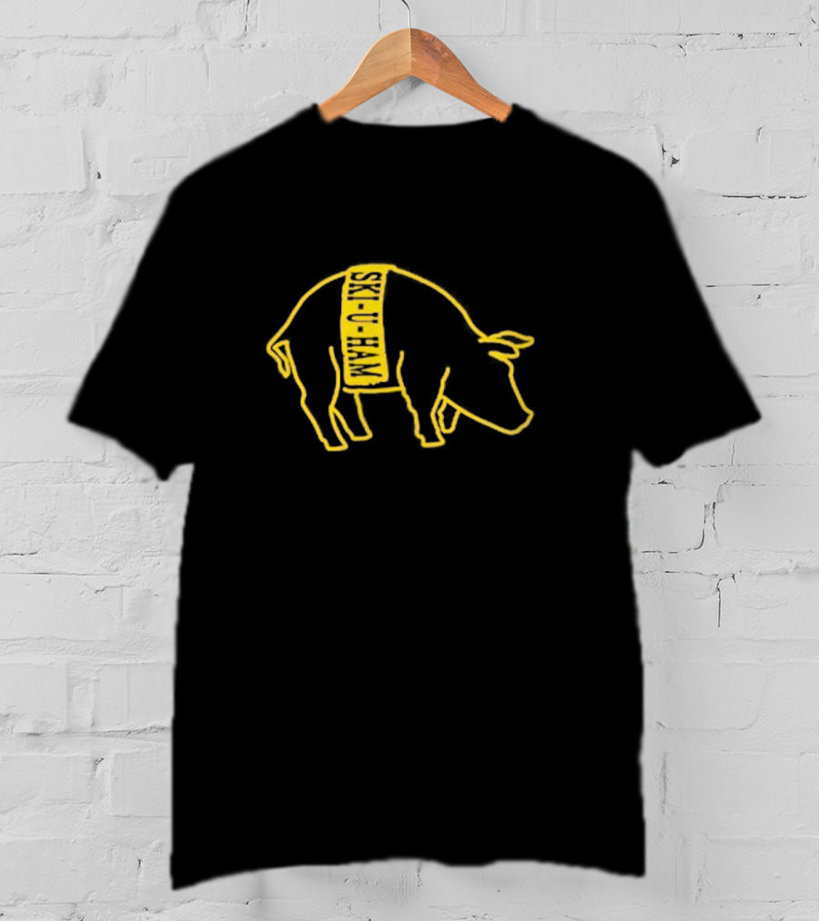 Ski-U-Ham Bacon Is Back Pig Outline T-Shirt