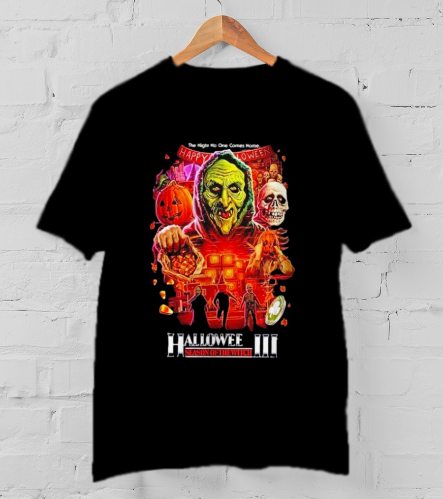Halloween III Season Of The Witch Horror Characters The Night No One Comes Home T-Shirt