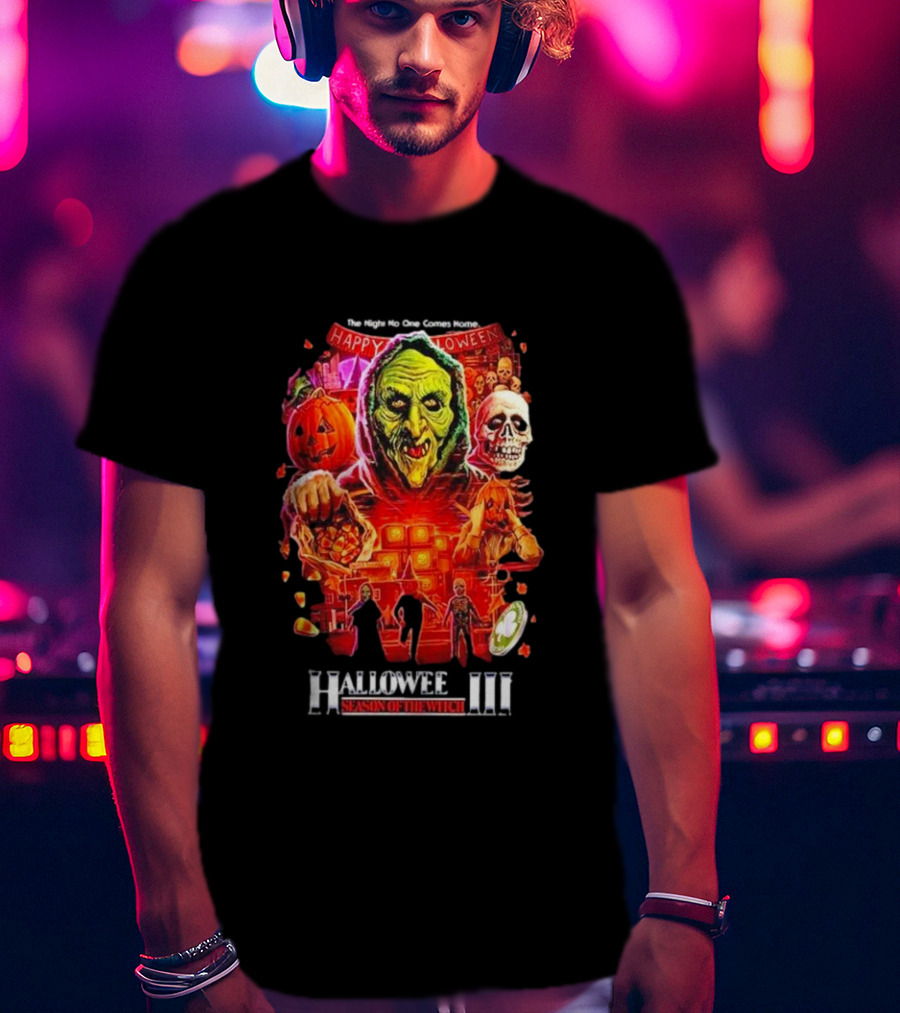 Halloween III Season Of The Witch Horror Characters The Night No One Comes Home T-Shirt