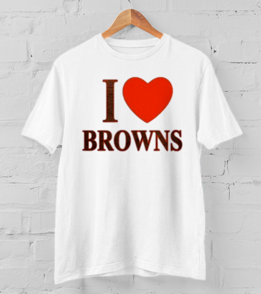 I Heart Browns T-Shirt