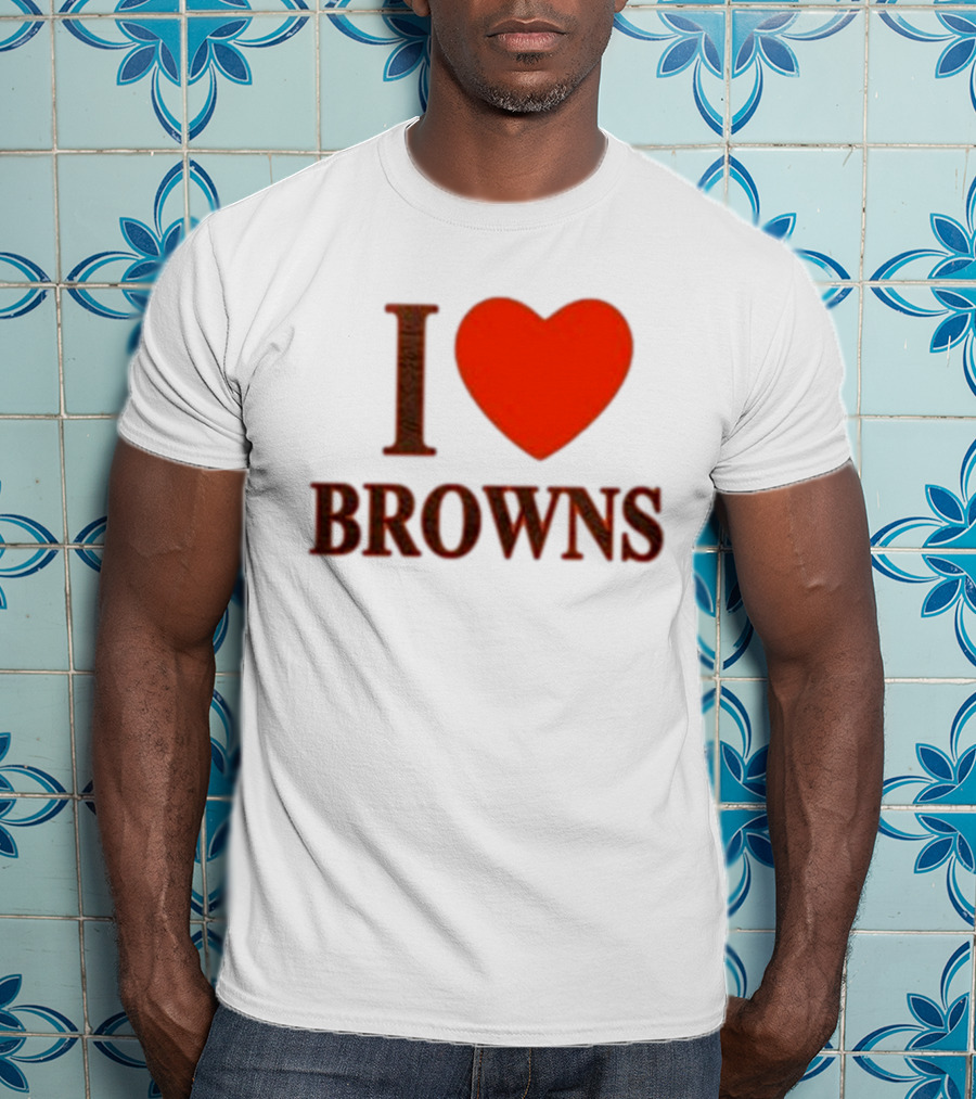 I Heart Browns T-Shirt