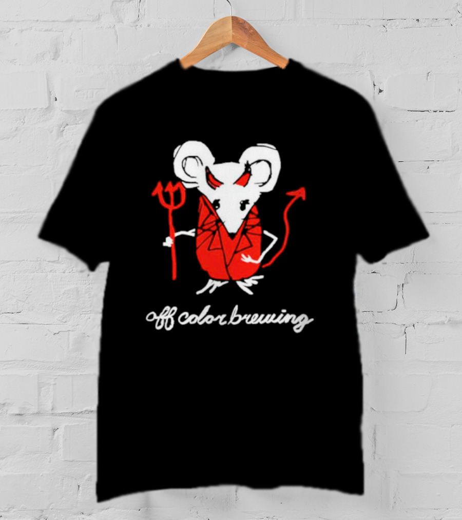 Off Color Brewing Devil Mouse T-Shirt