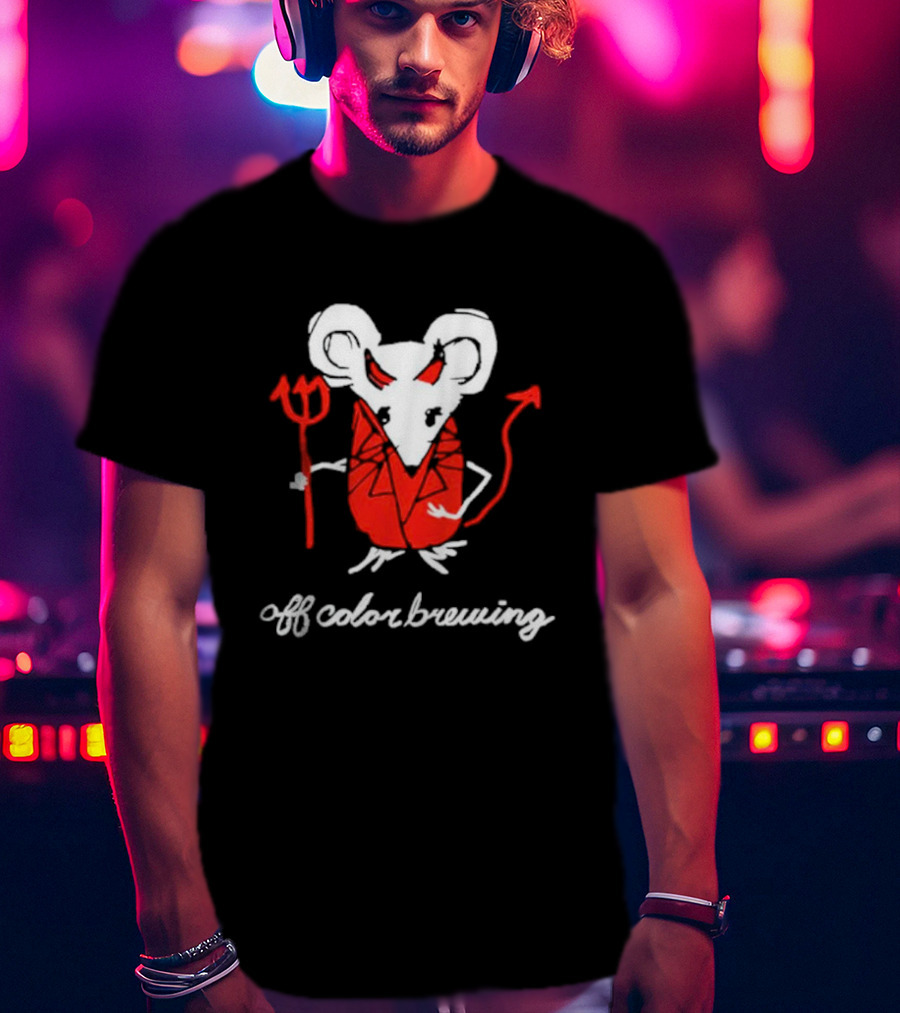 Off Color Brewing Devil Mouse T-Shirt