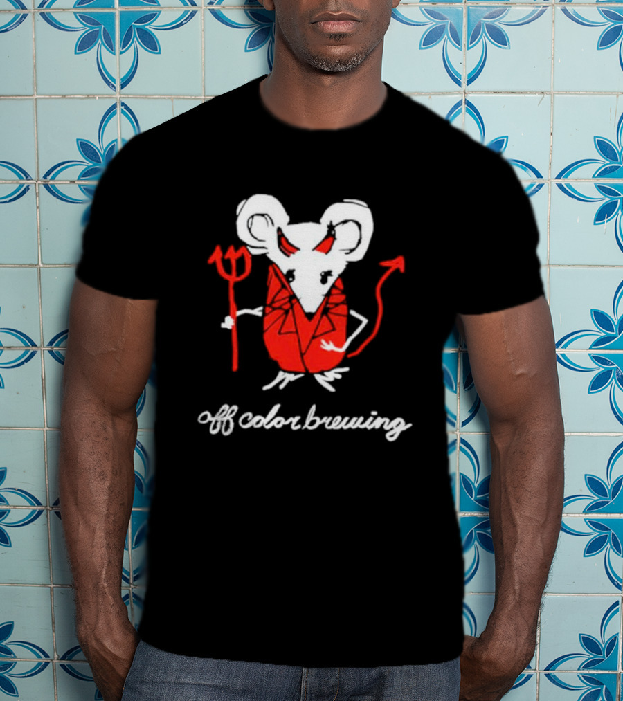 Off Color Brewing Devil Mouse T-Shirt