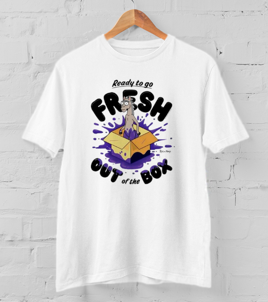 Ready To Go Rick And Morty Fresh Out Of The Box T-Shirt
